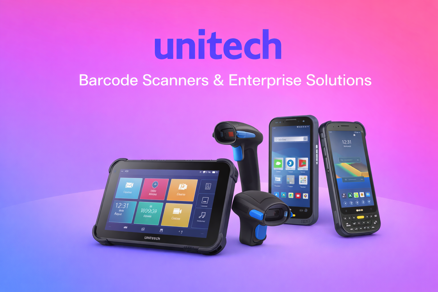 Unitech barcode scanners and data collection devices for business use in the UAE