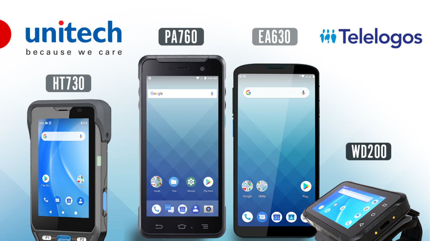 Unitech barcode scanners and data collection devices for business use in the UAE