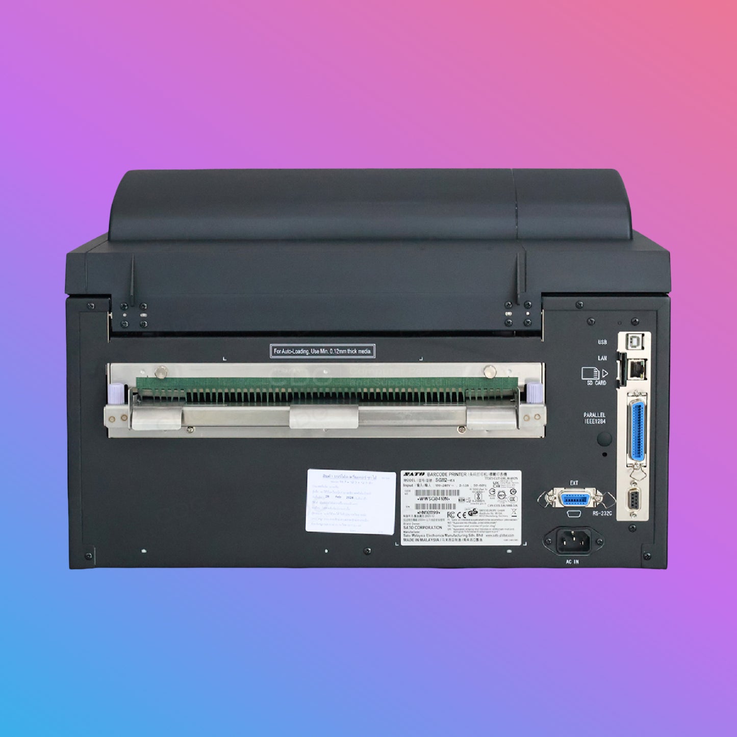 ✅ SATO SG112-ex 10.5-Inch Wide Format Industrial Printer