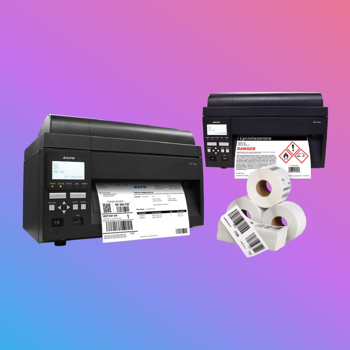 ✅ SATO SG112-ex 10.5-Inch Wide Format Industrial Printer