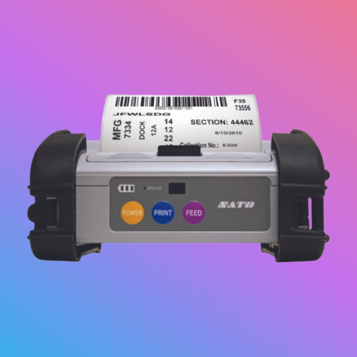 ✅ SATO MB400i / MB410i Mobile Barcode Label Printer