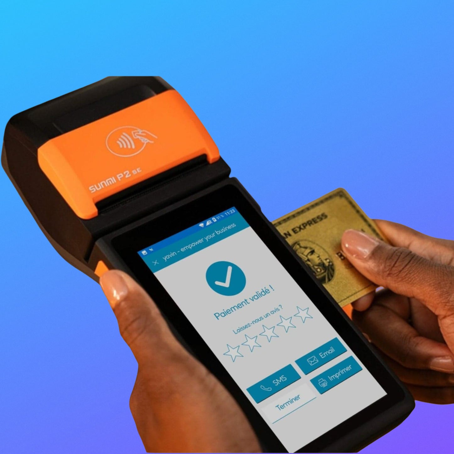 ✅ Sunmi P2 Pro Mobile POS Terminal
