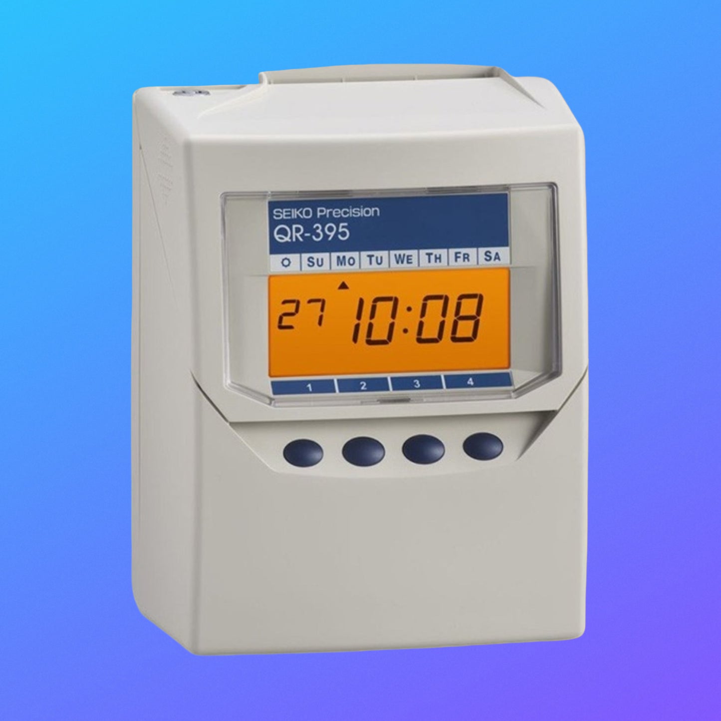 ✅ Seiko QR-395 Time Clock Recorder