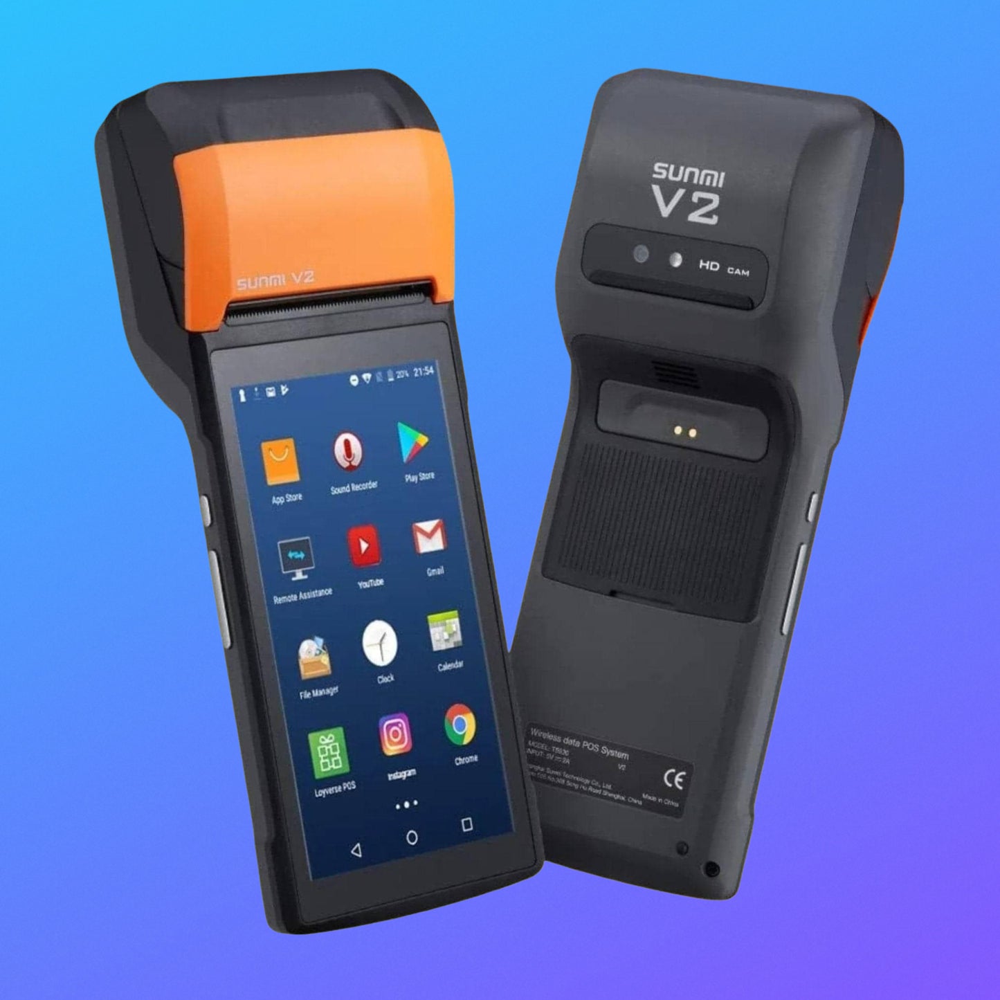 ✅ Sunmi V2 Mobile POS Terminal with Built-in Printer