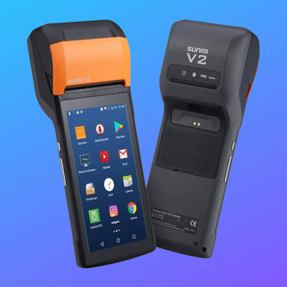✅ Sunmi V2 Mobile POS Terminal with Built-in Printer