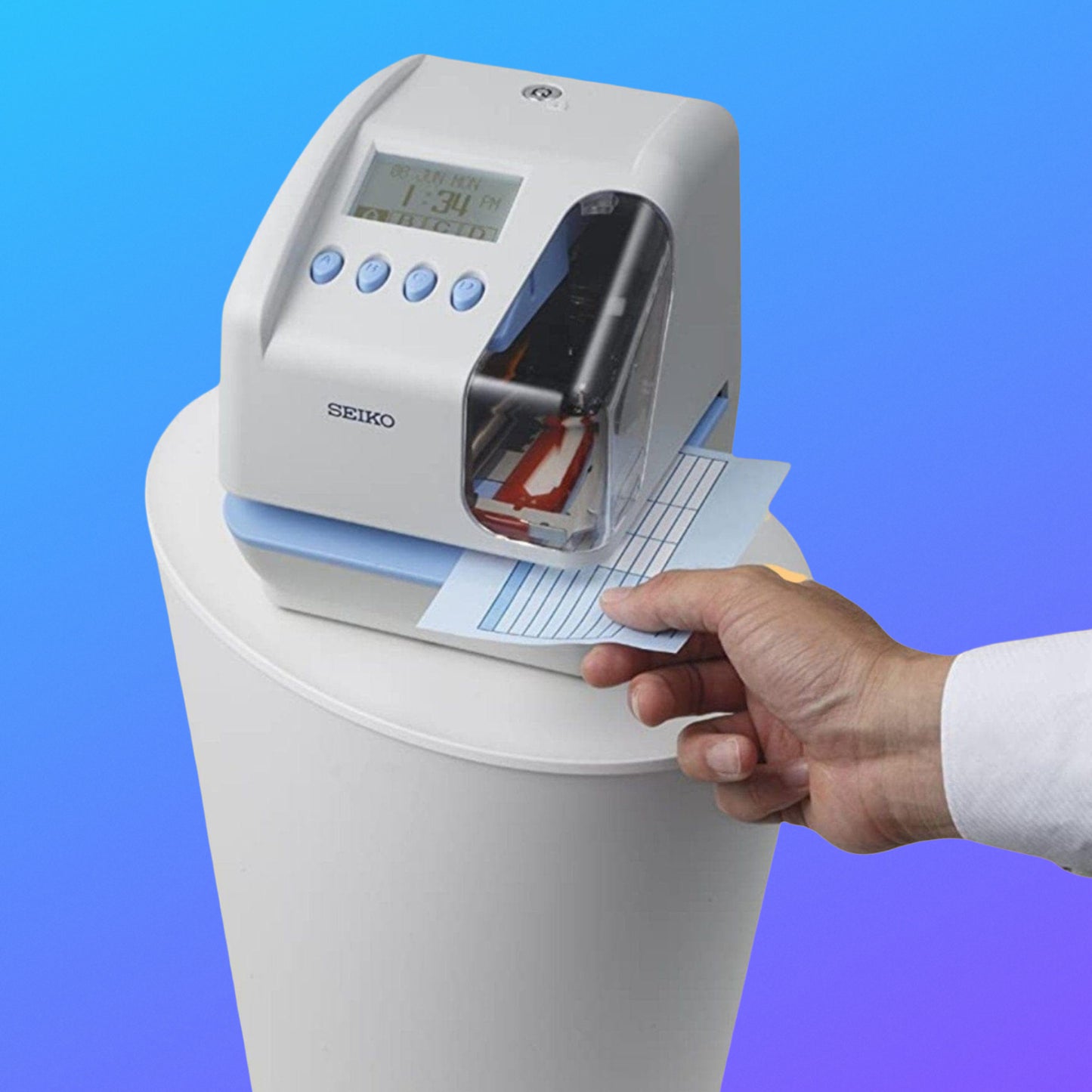 ✅ Seiko Precision TP50 Time & Date Stamp