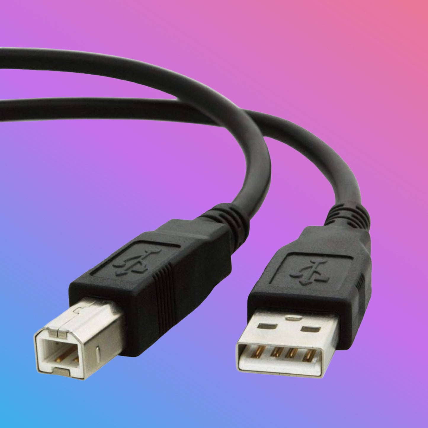 ✅ USB Printer Cable for POS & Receipt Printers (USB-A to USB-B)
