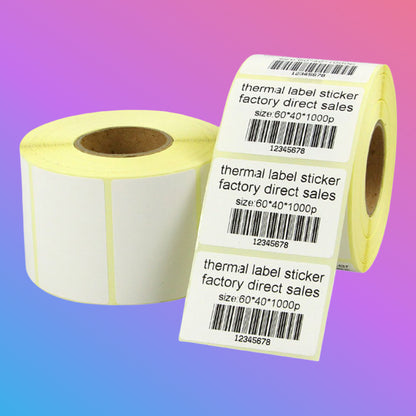 ✅ Barcode Label 50mm × 25mm – Thermal Barcode Stickers (UAE)