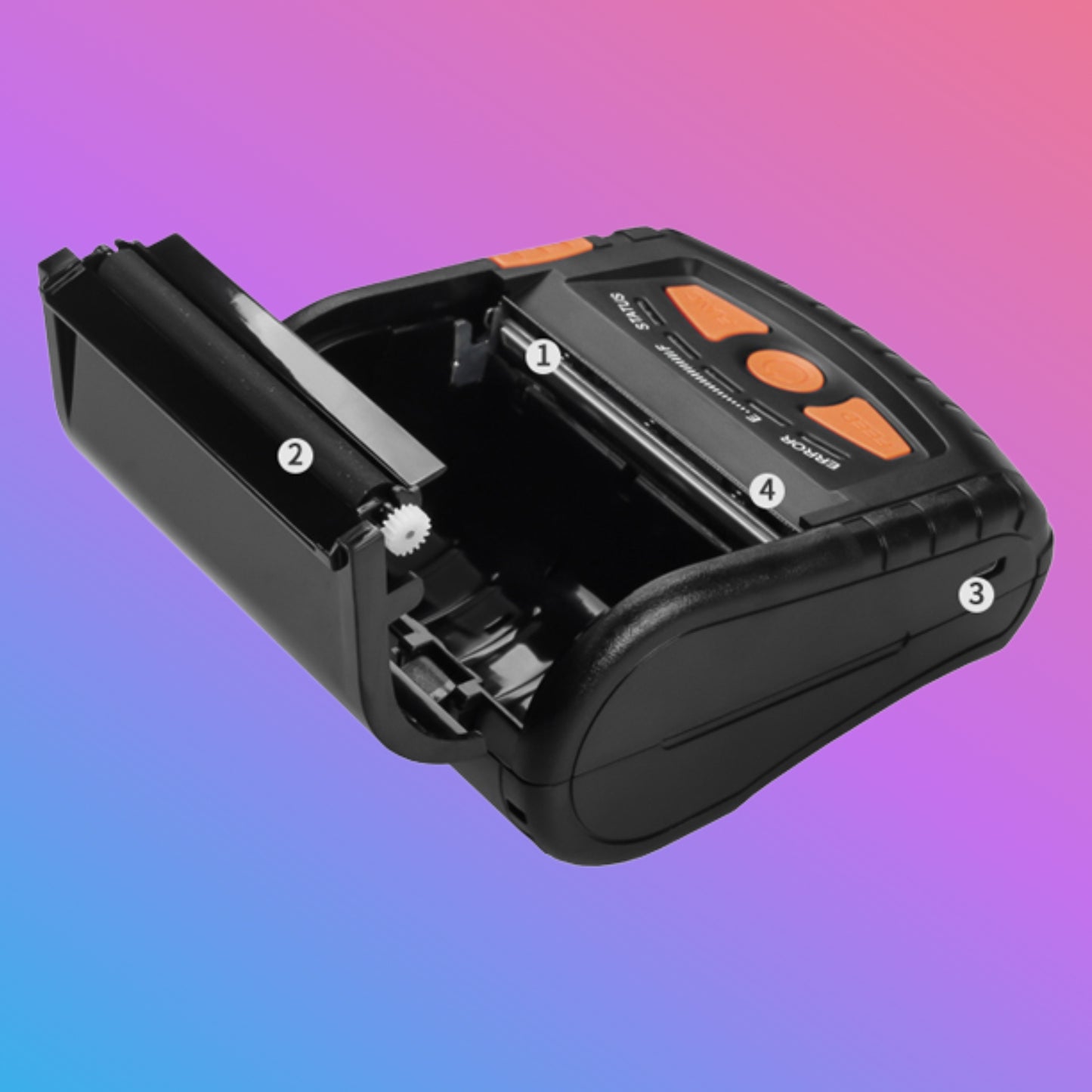 ✅ Gprinter PT-380 80mm Mobile Thermal Printer