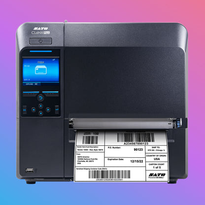 ✅ SATO CL6NX Plus 6-Inch Industrial Barcode Printer