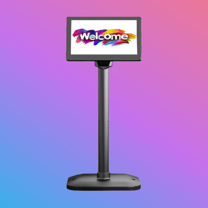 ✅ PD70-V 7-Inch POS Pole Customer Display | VGA / HDMI Secondary Display
