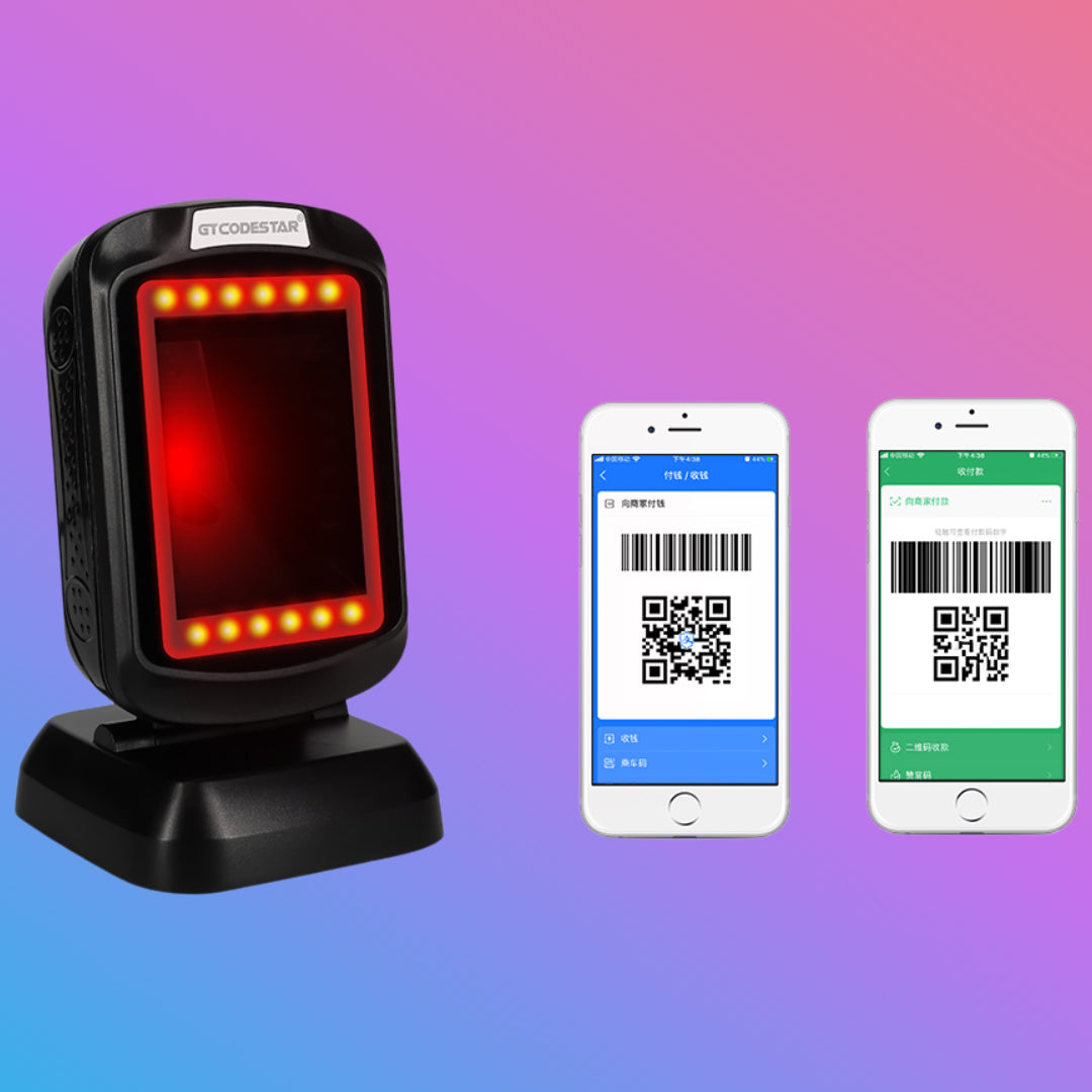 ✅ GT-9208 Omnidirectional Desktop 2D Barcode Scanner