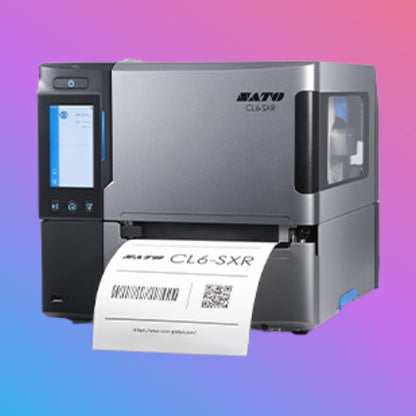 ✅ SATO CL6-SXR 6-Inch Industrial Barcode Label Printer 305 dpi