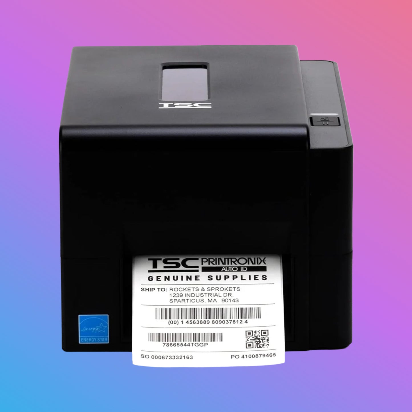 ✅ TSC TE200 Thermal Transfer Barcode Label Printer