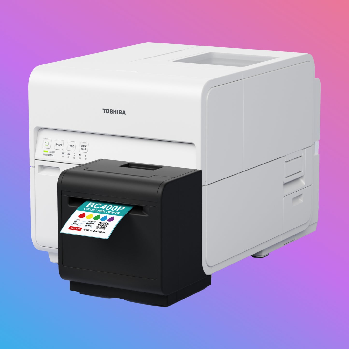 ✅ Toshiba BC400P Industrial Color Label Printer