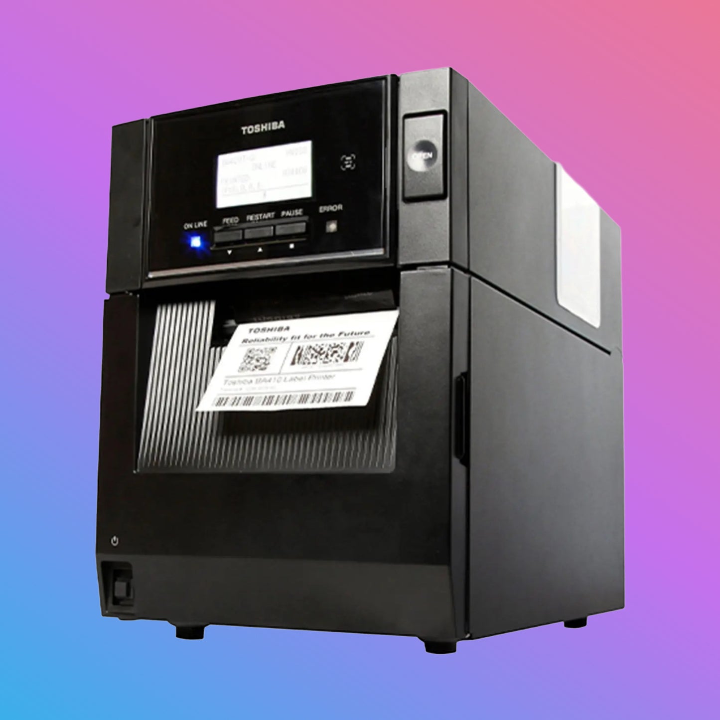 ✅ Toshiba BA410T Industrial Barcode Label Printer