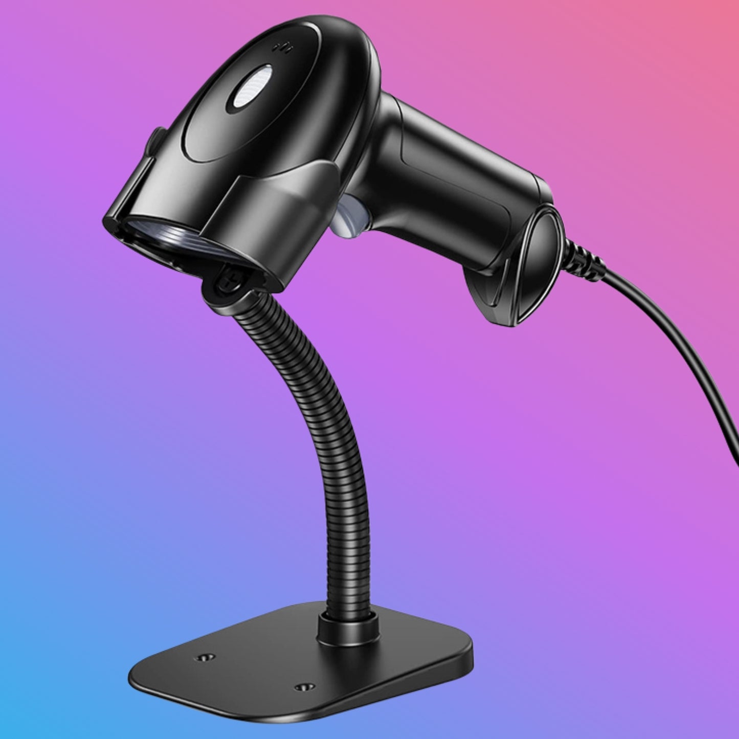 ✅ REPRONIX® RX-2402 USB 2D Barcode Scanner with Stand