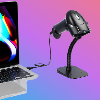 ✅ REPRONIX® RX-2402 USB 2D Barcode Scanner with Stand