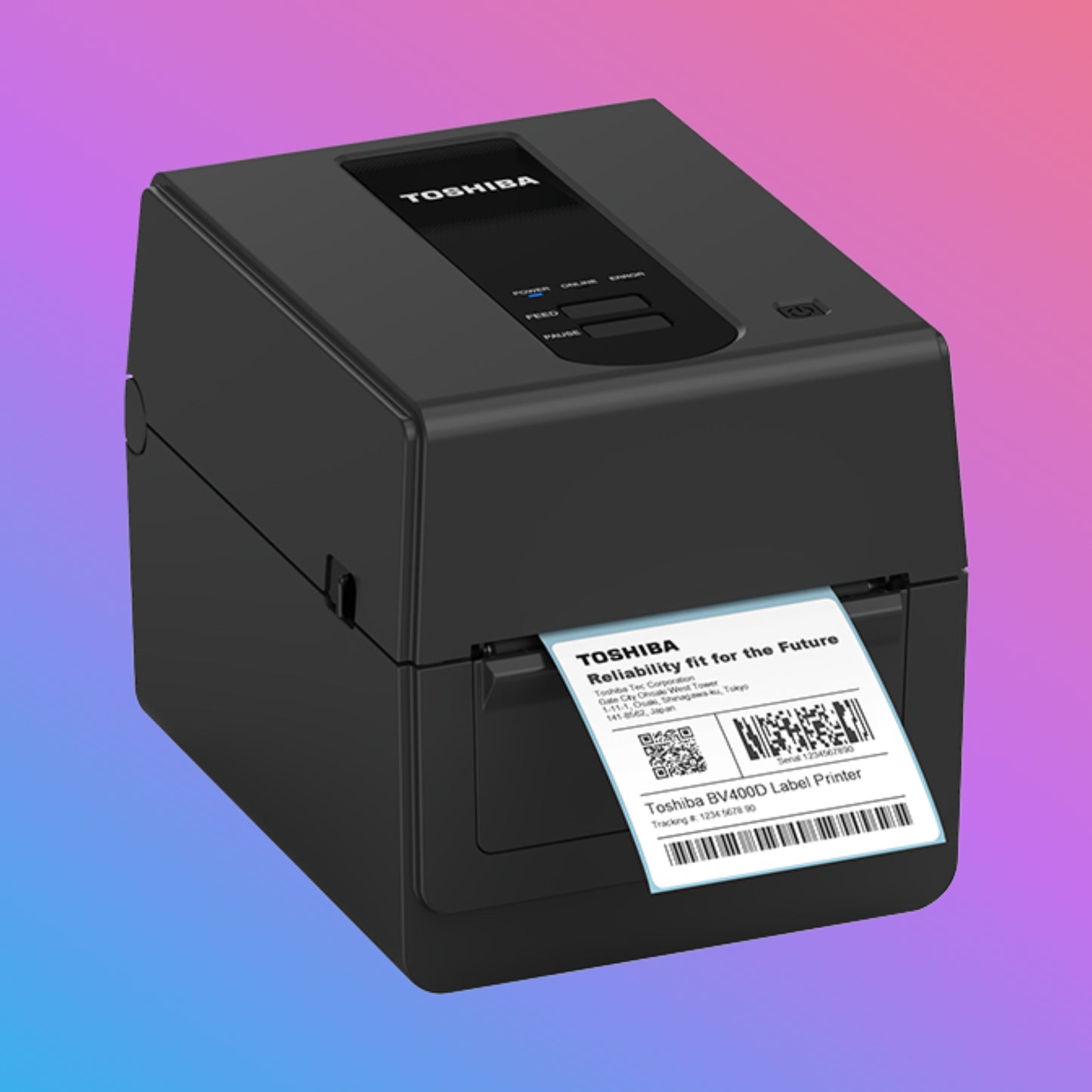 ✅ Toshiba BV420T Desktop Barcode Printer
