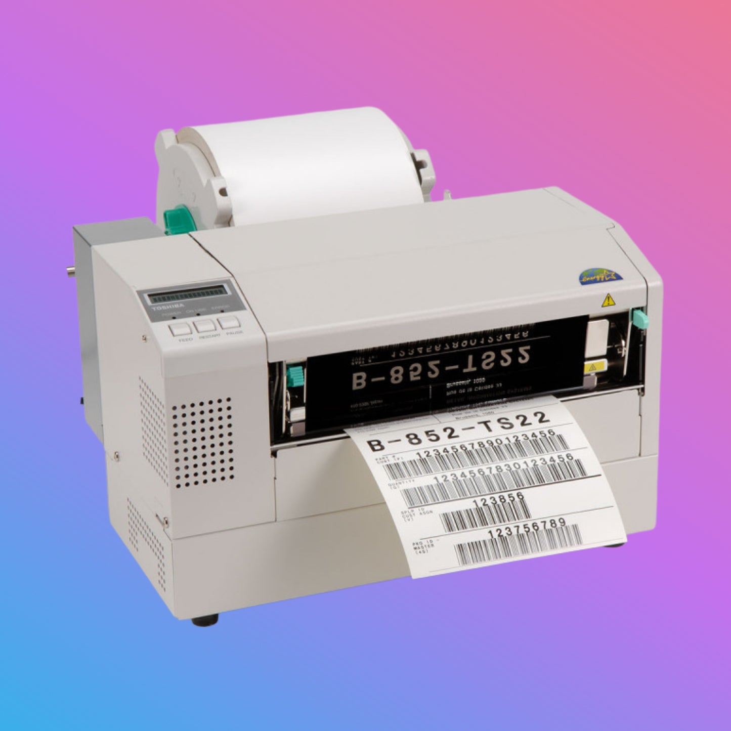 ✅ Toshiba B-852 Wide Format Industrial Barcode Printer